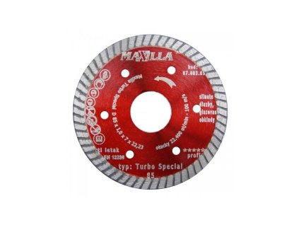 maxilla diamantovy kotouc turbo kts 85 mm