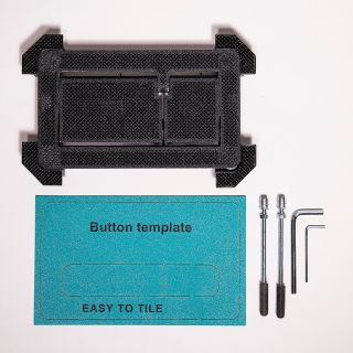 "Small One" Mini Universal Button / size: 205mm X 120mm/ including NEW LOOK template / The product is compatible with WC...