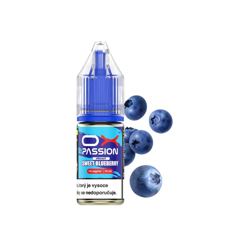liquid oxva ox passion salts sweet blueberry 10ml 10mg