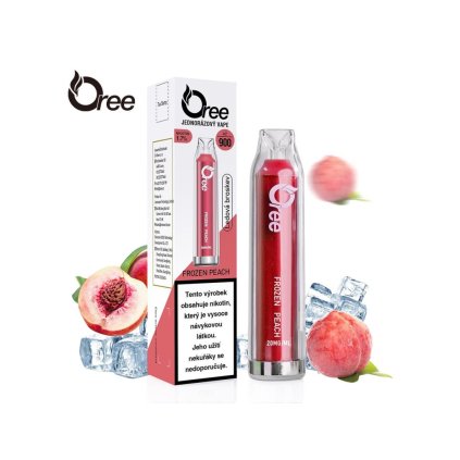 1749 oree frozen peach jednorazove elektronicke cigarety