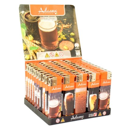8090 1 box 50 ks zapalovac adamo beer ii