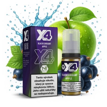 X4 Blackcurrant Apple – Černý rybíz a jablko