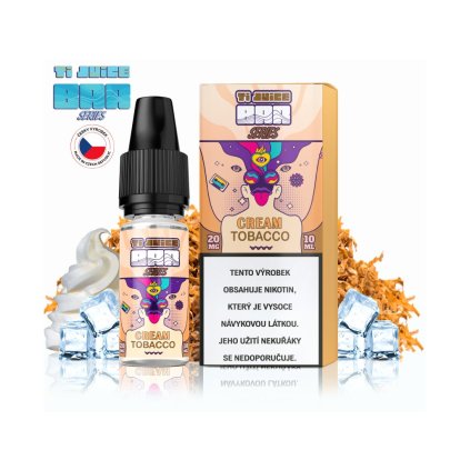 1890 ti juice bar series cream tobacco nic salt 20 mg e liquidy