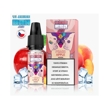 2643 1 ti juice bar series peach apple nic salt 20 mg e liquidy
