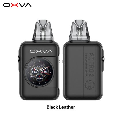 Black Leather 02 OXVA XLIM SQ PRO 2 Touch Screen Pod