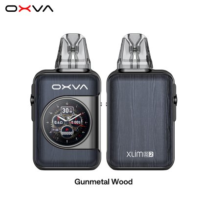 Gunmetal Wood 02 OXVA XLIM SQ PRO 2 Touch Screen Pod
