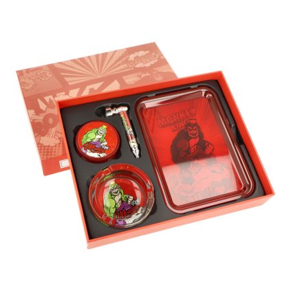 8666 1 darkova sada monkey king gift set red