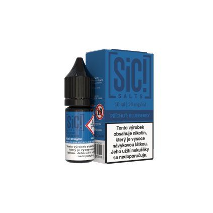 E-liquid - SIC! - Blueberry Ice 10ml / 20mg
