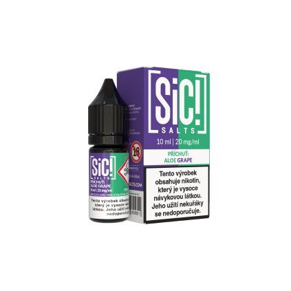 E-liquid - SIC! SALTS - Aloe Grape 10ml / 20mg (U) - CZ
