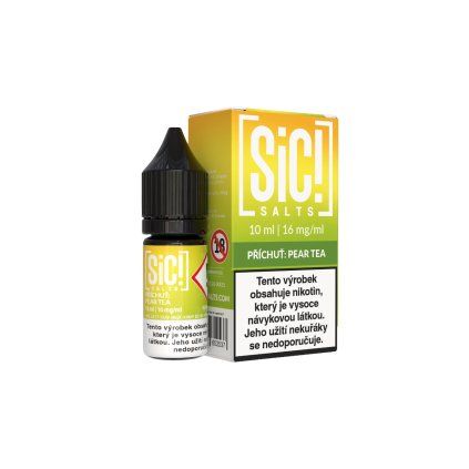 E-liquid - SIC! SALTS - Pear Tea 10ml / 16mg (U) - CZ