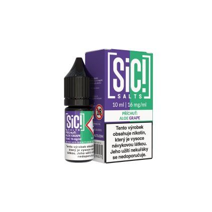 E-liquid - SIC! SALTS - Aloe Grape 10ml / 16mg (U) - CZ