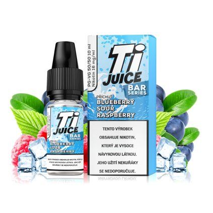 E-liquid - TI JUICE - Blueberry Sour Raspberry 10 ml / 16 mg