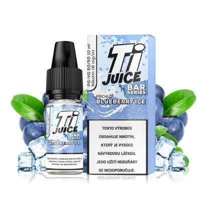 E-liquid - TI JUICE - Blueberry 10 ml / 16 mg