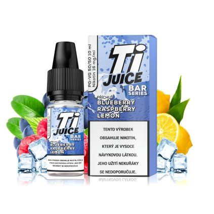 E-liquid - TI JUICE - Blueberry Raspberry Lemon 10 ml / 16 mg