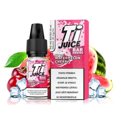 E-liquid - TI JUICE - Watermelon Cherry 10 ml / 16 mg