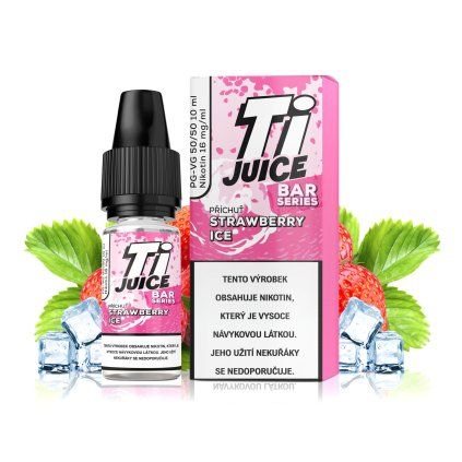 E-liquid - TI JUICE - Strawberry Ice 10 ml / 16 mg