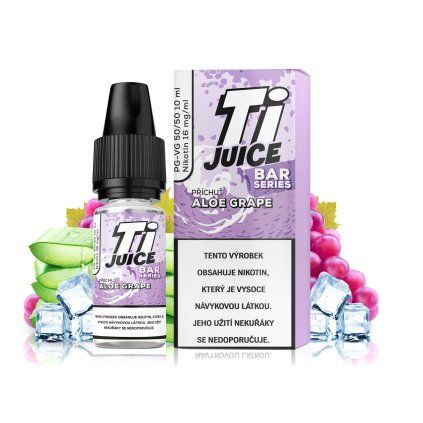 E-liquid - TI JUICE - Aloe Grape 10 ml / 16 mg