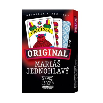 2213 mariasove karty jednohlave karo papirova krabicka