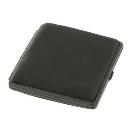 2712 2 cigaretove pouzdro angelo kozene cerne 20cig