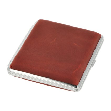 2709 2 cigaretove pouzdro angelo kozene cervene 20cig