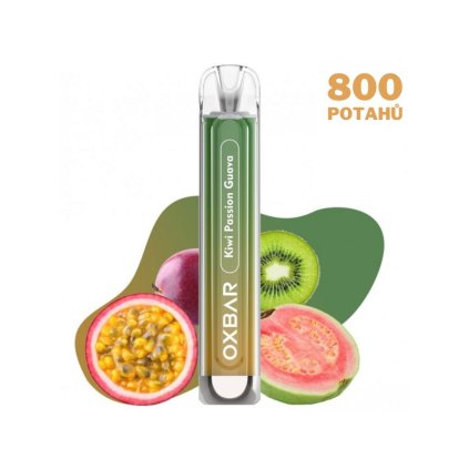 705 oxbar c800 kiwi passion guava elektronicka cigareta 800 potahu 16mg nikotinu