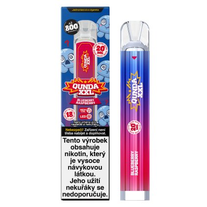 Qunda NE cigarete Blueberry raspberry RENDER