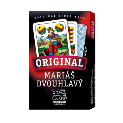 4630 5 karty marias dvouhlavy karo papirova krabicka