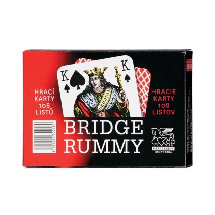 4654 5 karty rummy bridge papirova krabicka