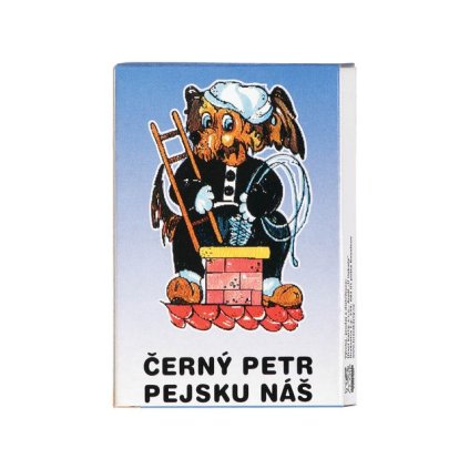 5385 4 karty cerny petr pejsku nas revers pejsek papir krabicka