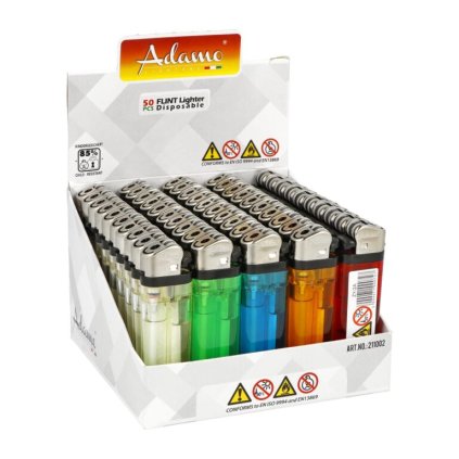 4458 3 box 50 ks zapalovac adamo jednorazovy