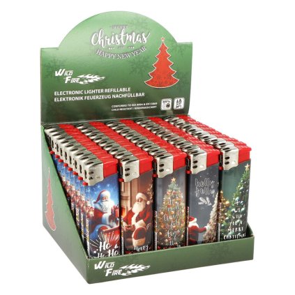 6977 2 box 50 ks zapalovac wildfire piezo santa