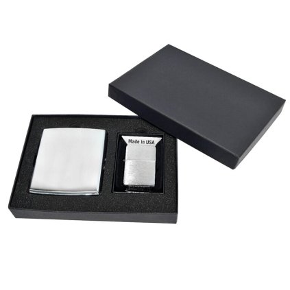 7211 4 darkova sada zippo zapalovac cigaretove pouzdro