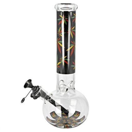 7406 1 bong skleneny super heroes transparent weed 33 cm