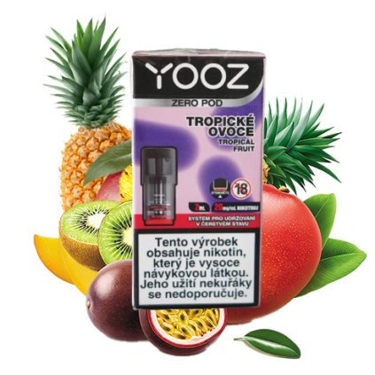 7631 yooz zero napln tropicke ovoce 20mg q