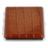 2730 cigaretove pouzdro angelo crocodile hnede 20cig