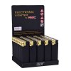 4482 2 box 50 ks zapalovac prof piezo black gold rubber