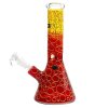 7352 bong skleneny grace glass rainforest beaker red 32 cm