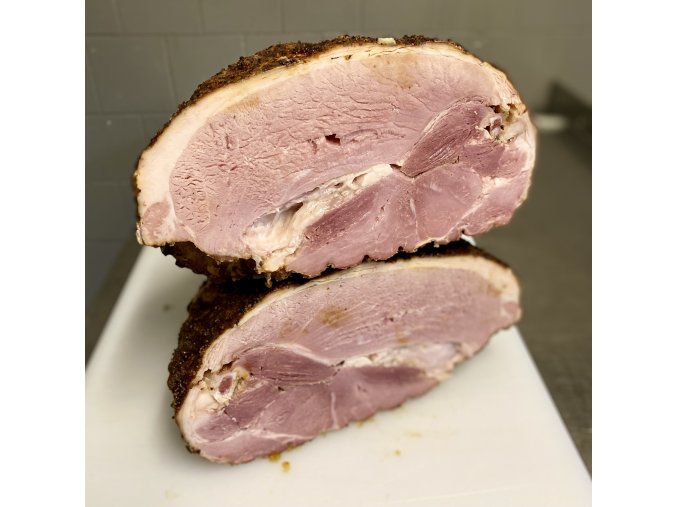 Šunka pečená na ohni / Fire-roasted ham (360 g plátky / slices)