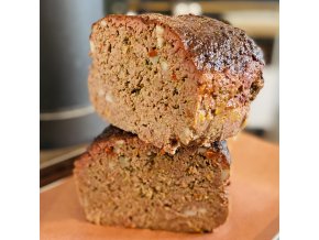 Cheddar-jalapeňo americká sekaná / Cheddar-jalapeňo American meatloaf (cca 1 kg)