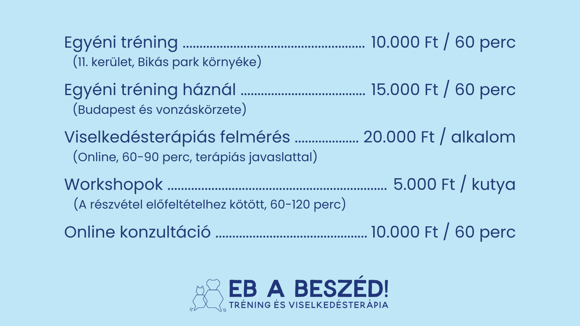 Szolgáltatásaim