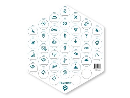 FluentPet Ideogram Sticker Pack Hexagonal 2