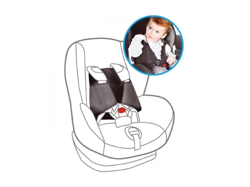 Bezpečnostný systém do autosedačky - 15 až 30 mesiacov - výška ramien pod 31 cm (Veľkosť 15 až 30 mesiacov - výška ramien pod 31 cm)