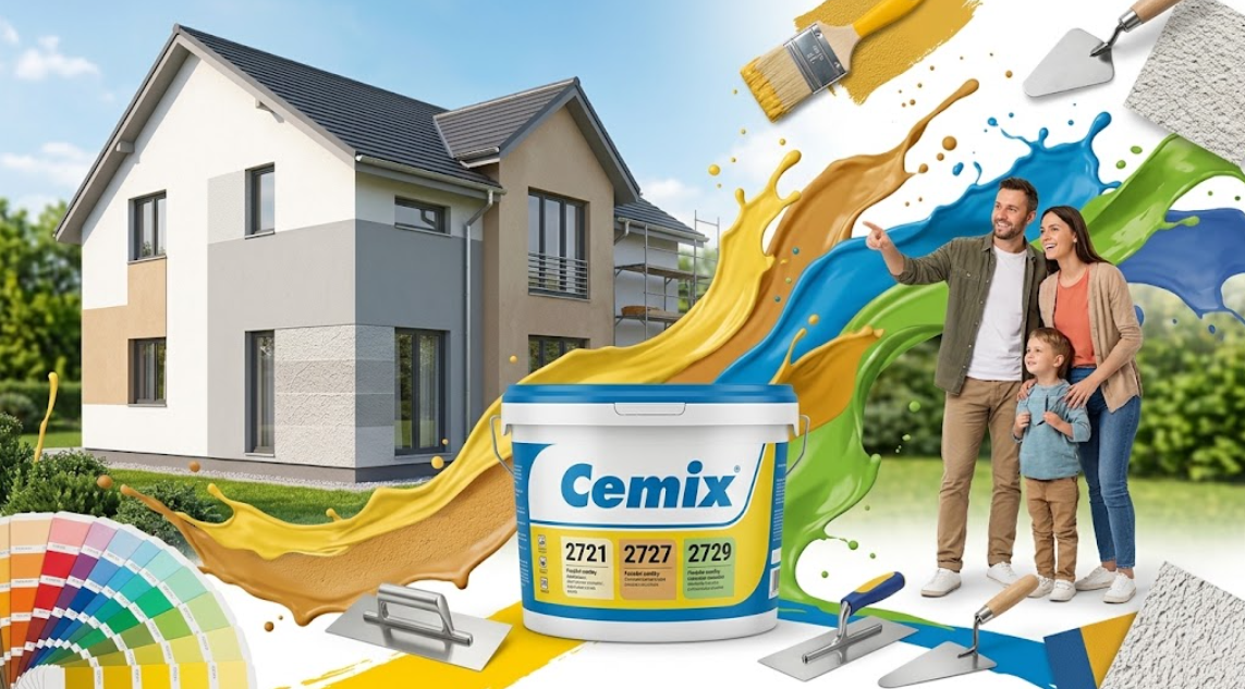 Fasádní omítky Cemix: rozdíly řad a jak vybrat