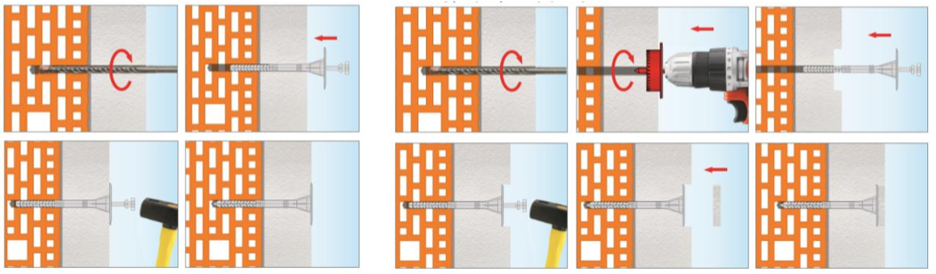 talířové hmoždinky XPN