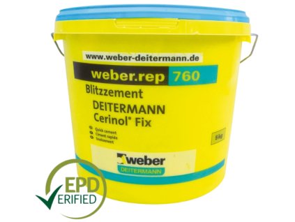 Rychle tuhnoucí cement Weberrep 760