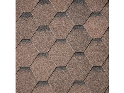 hnědý střešní šindel asfaltový