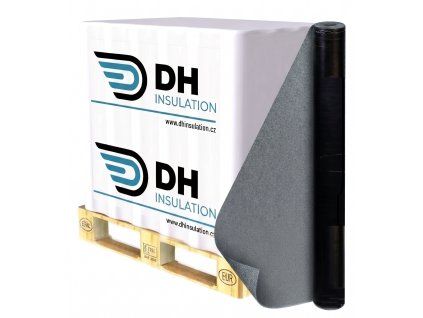 Šedý asfaltový pás střešní DH Insulation Polyelast