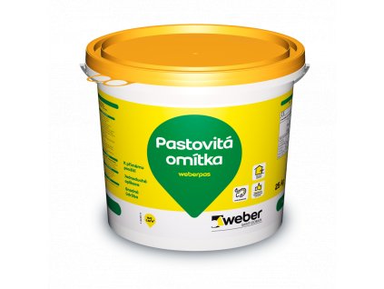 Weber omítka pastovitá Weber.pas extraClean rýhovaná 2 mm