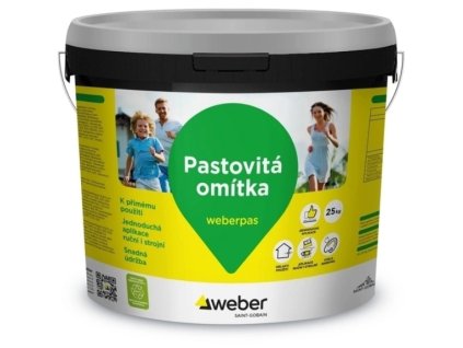 Weberpas silikon pastovitá omítka na fasádu