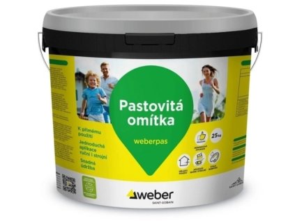 Pastovitá omítka Weberpas silikonová
